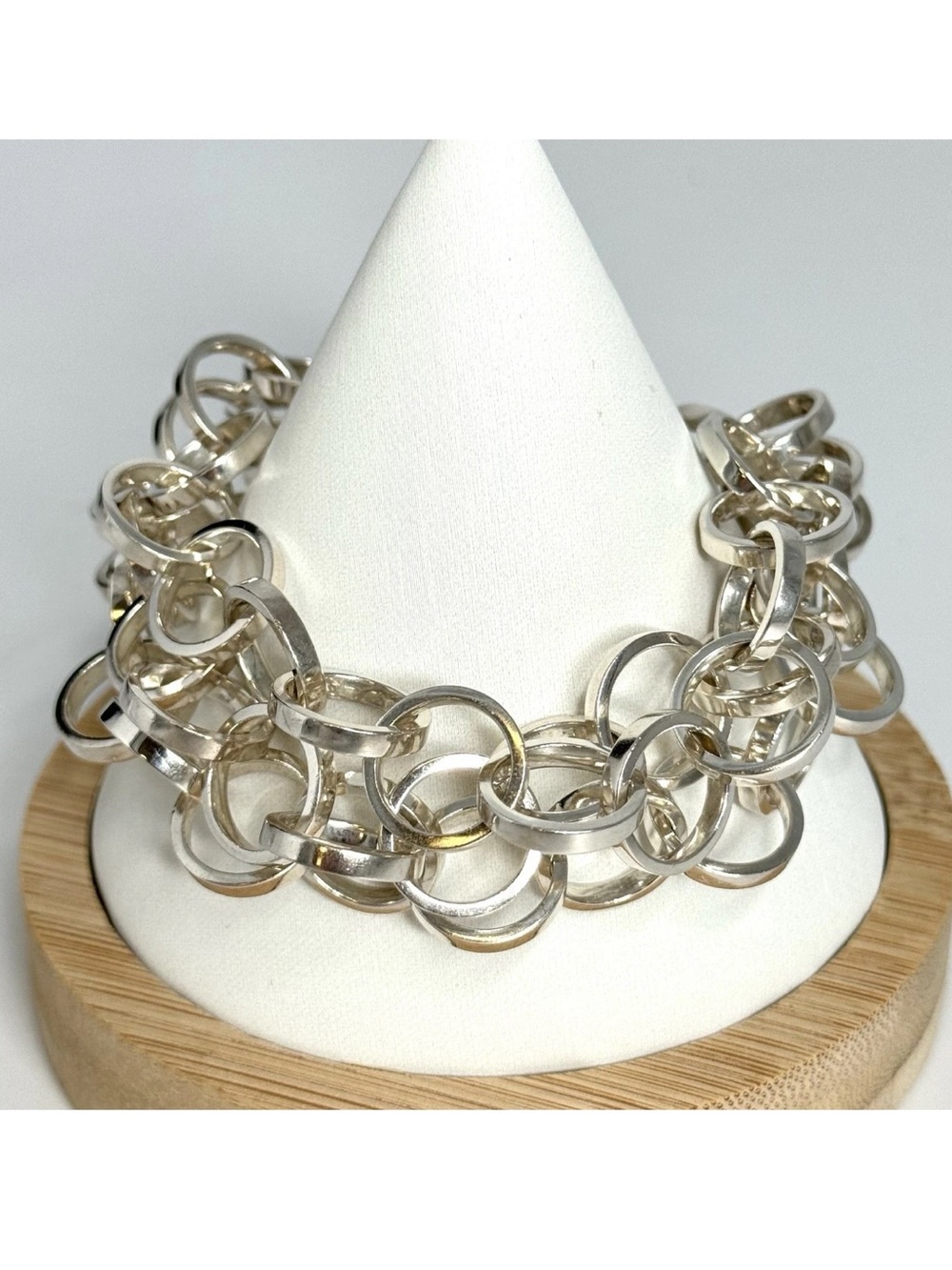 RARE Tiffany & Co. Sterling Silver Paloma Picasso Multi-Chain Toggle Bracelet